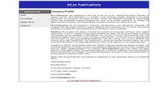 Desktop Screenshot of kejapub.com